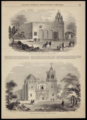 Primary view of object titled 'Print of Texas missions'.