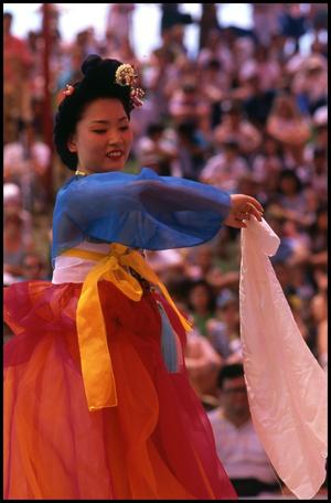 [Korean Folk Dancer]