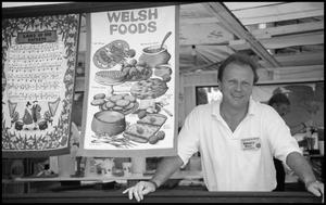 Primary view of object titled '[Welsh Food Booth]'.