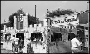 Primary view of object titled '[Casa de Espana Food Booth]'.