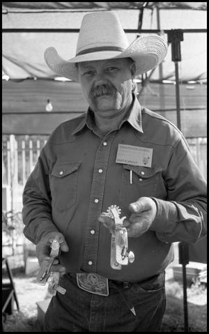 [Frank "Buddy" Knight the Spur and Bit Maker from Marfa]