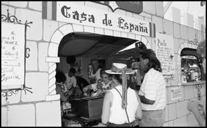 Primary view of object titled '[Casa de Espana Food Booth]'.