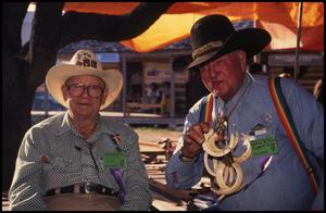 [Longtime Festival Participants Arnold Griffin and Virge T. "Cowboy" Williams]