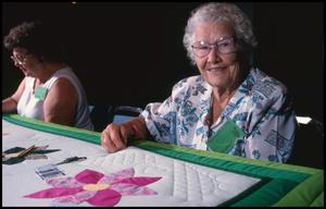 [Fay Wood with the Voca Quilting Club]