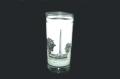 Thumbnail image of item number 1 in: '[Glass with a picture of the San Jacinto monument]'.