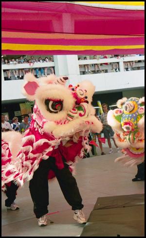 Primary view of object titled '[San Antonio Lion Dance Association Chinese Dancers]'.