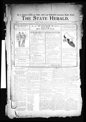 The State Herald (Mexia, Tex.), Vol. 7, No. 27, Ed. 1 Thursday, July 5, 1906