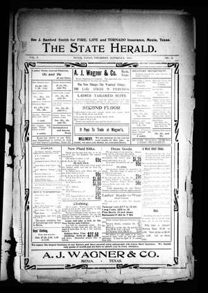 Primary view of object titled 'The State Herald (Mexia, Tex.), Vol. 7, No. 41, Ed. 1 Thursday, October 11, 1906'.