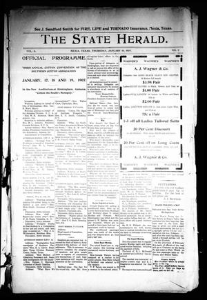 The State Herald (Mexia, Tex.), Vol. 8, No. 2, Ed. 1 Thursday, January 10, 1907