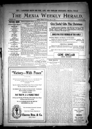 The Mexia Weekly Herald (Mexia, Tex.), Vol. 19, Ed. 1 Thursday, December 19, 1918