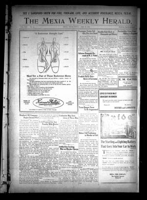 Primary view of object titled 'The Mexia Weekly Herald (Mexia, Tex.), Vol. 22, No. 18, Ed. 1 Friday, April 30, 1920'.