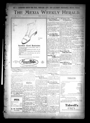 The Mexia Weekly Herald (Mexia, Tex.), Vol. 22, No. 19, Ed. 1 Friday, May 7, 1920