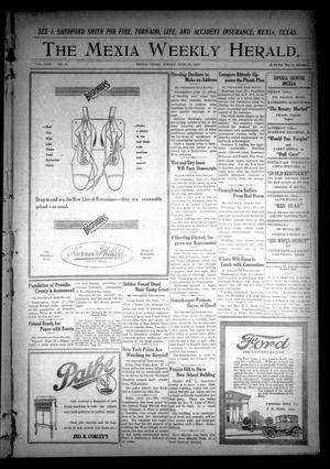 The Mexia Weekly Herald (Mexia, Tex.), Vol. 22, No. 25, Ed. 1 Friday, June 18, 1920