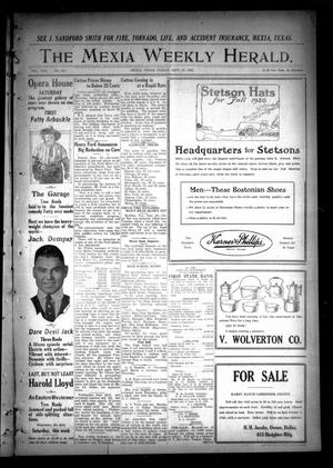 The Mexia Weekly Herald (Mexia, Tex.), Vol. 22, No. 39, Ed. 1 Friday, September 24, 1920