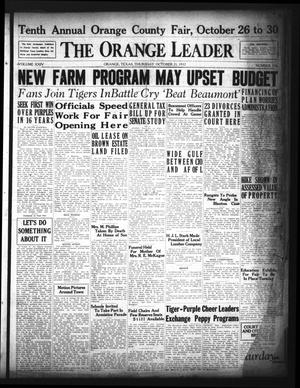 The Orange Leader (Orange, Tex.), Vol. 24, No. 316, Ed. 1 Thursday, October 21, 1937