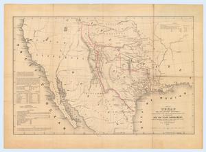 Primary view of object titled 'Map of Texas and the Country Adjacent'.