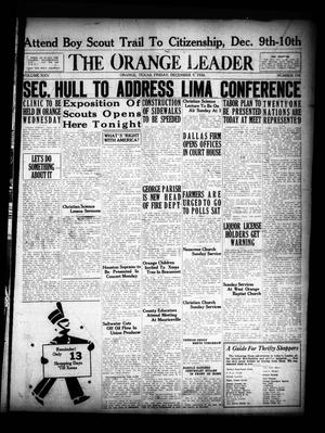 The Orange Leader (Orange, Tex.), Vol. 25, No. 358, Ed. 1 Friday, December 9, 1938