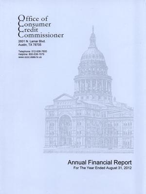 Texas Office of Consumer Credit Commissioner Annual Financial Report: 2012