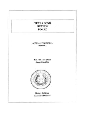 Texas Bond Review Board Annual Financial Report: 2011