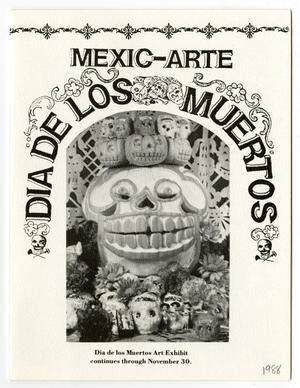 Primary view of object titled '[Pamphlet: Día de los Muertos Art Exhibition]'.