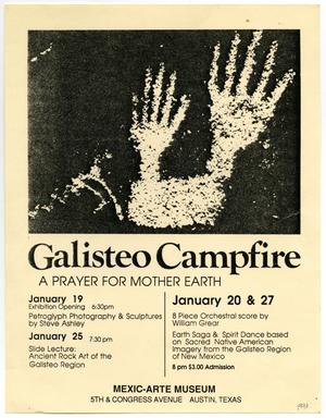 [Flyer: Galisteo Campfire]