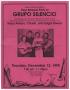 Pamphlet: [Flyer: Tape Release Party of Grupo Silencio]