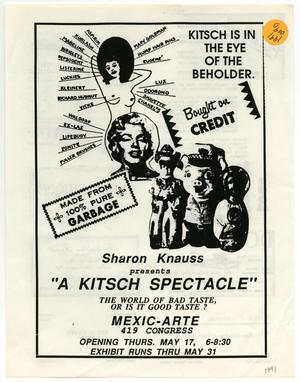 [Flyer: A Kitsch Spectacle]
