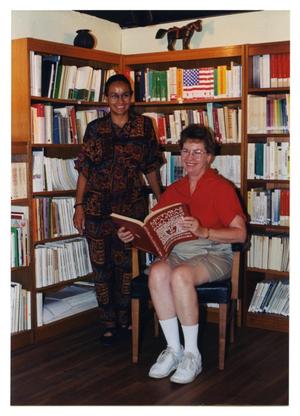 [Two Women in a Library]