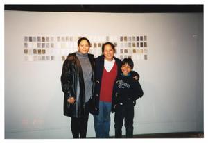 Primary view of object titled '[Patrons in Front of Art]'.