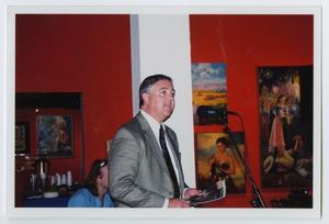 [Speaker at Opening Reception for Mexican Calendar Legends]