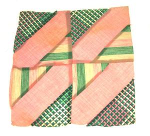 [Pink-and-Green Quilt Block]