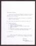 Thumbnail image of item number 1 in: '[Letter from Program Coordinators to Program Chairman]'.