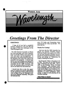Western Area Wavelength, October 1988
