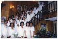 Photograph: [Links Women Gathered in Staircase at Member Induction Ceremony]