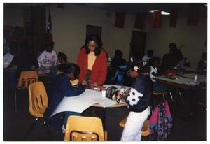 [Children of Boys and Girls Club Eastside Branch at Craft Tables]