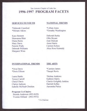 [1996-1997 Program Facets]