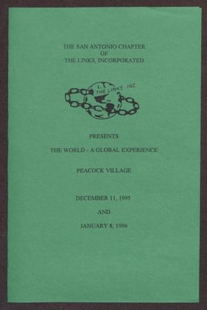 Primary view of object titled '[Program: The World - A Global Experience]'.