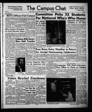 The Campus Chat (Denton, Tex.), Vol. 40, No. 14, Ed. 1 Wednesday, November 7, 1956