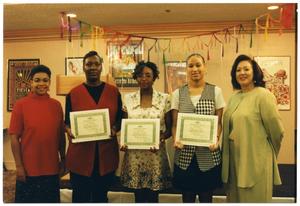 [Award Recipients and Presenters at Service to Youth Award Program]