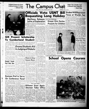 The Campus Chat (Denton, Tex.), Vol. 41, No. 24, Ed. 1 Wednesday, December 18, 1957