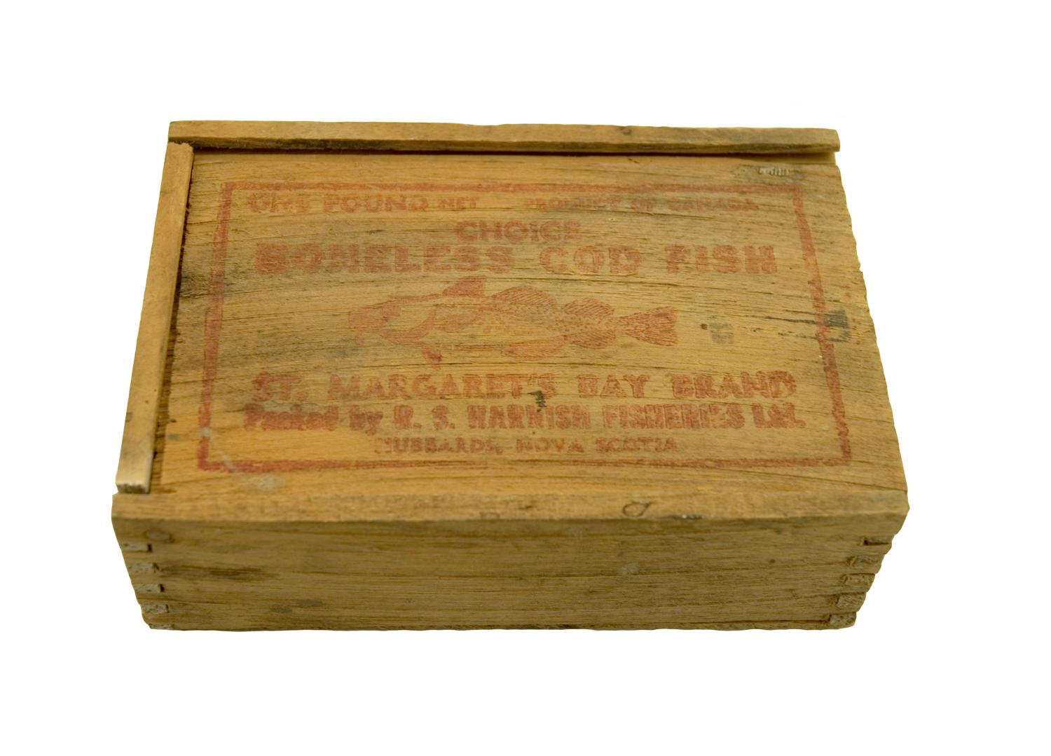 Wooden box - Choice Boneless Cod Fish - The Portal to Texas History