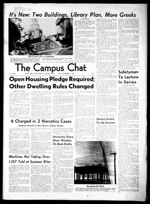 Primary view of object titled 'The Campus Chat (Denton, Tex.), Vol. 51, No. 1, Ed. 1 Friday, September 22, 1967'.