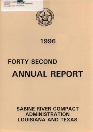 Primary view of object titled 'Sabine River Compact Administration Annual Report: 1996'.