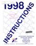 Thumbnail image of item number 1 in: 'Apportioned Registration Instruction Manual, 1998'.