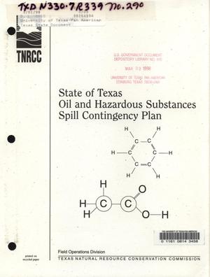 State of Texas Oil and Hazardous Substances Spill Contingency Plan