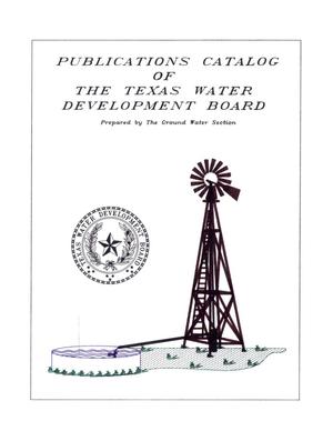 Texas Water Development Board Publications Catalog, June 1992