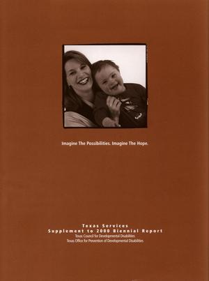 Texas Biennial Disability Report: 2000, Supplement