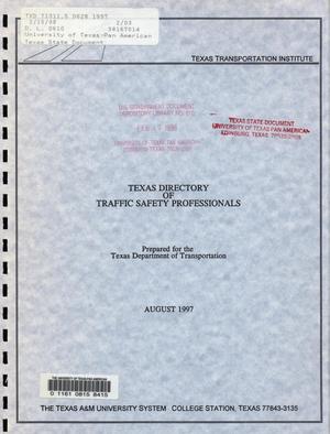 Texas Directory of Traffic Safety Professionals