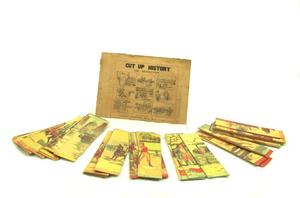 Cardboard puzzle "Cut Up History"