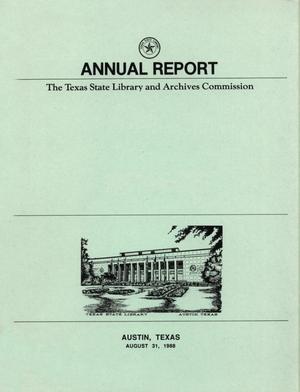 Texas State Library and Archives Commission Annual Financial Report: 1988